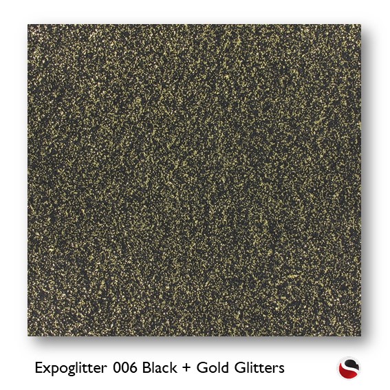 Expoglitter 006 Blck + Gold Glitters
