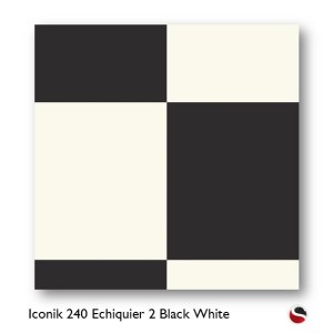 Iconik 240 Echiquier 2 Black White