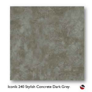 Iconik 240 Stylish Concrete Dark Grey