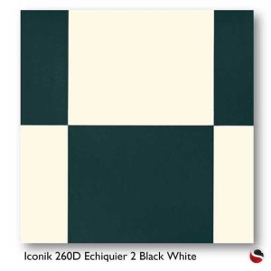 Iconik 260D Echiquier 2 Black White