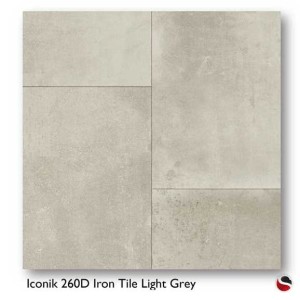 Iconik 260D Iron Tile Light Grey