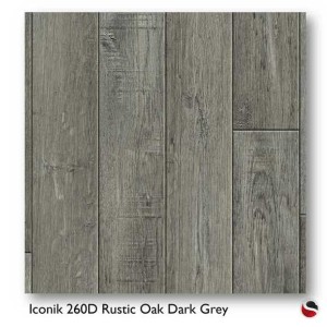 Iconik 260D Rustic Oak Dark Grey