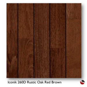 Iconik 260D Rustic Oak Red Brown