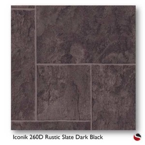 Iconik 260D Rustic Slate Dark Black